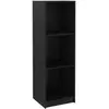 vidaXL Bibliothèque/Séparateur de pièce Noir 36x33x110 cm Pin massif