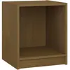 vidaXL Tables de chevet 2 pcs Marron miel 35,5x33,5x41,5 cm Pin massif