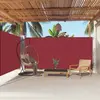 vidaXL Auvent latéral rétractable Rouge 180x600 cm