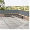 vidaXL Auvent latéral rétractable Anthracite 117x1200 cm