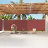 vidaXL Auvent latéral rétractable Marron 220x1200 cm