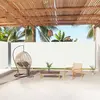 vidaXL Auvent latéral rétractable Crème 200x1000 cm