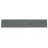 vidaXL Auvent latéral rétractable Anthracite 200x1000 cm