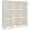vidaXL Bibliothèque/Séparateur de pièce Blanc 104x33,5x110 cm Pin