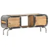 vidaXL Meuble TV 110x30x42 cm Bois massif de manguier