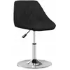 vidaXL Tabouret de bar Noir Similicuir