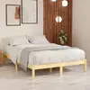 vidaXL Cadre de lit bois de pin massif 120x200 cm