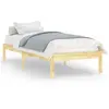 vidaXL Cadre de lit bois massif 90x190 cm simple