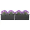 vidaXL Lit surélevé de jardin 200x100x54 cm WPC Gris
