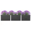 vidaXL Plate-forme surélevée de jardin 300x50x54 cm WPC Gris