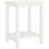 vidaXL Table de chevet blanc 35x30x47 cm bois de pin massif
