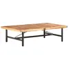 vidaXL Table basse 142x90x42 cm Bois d'acacia massif