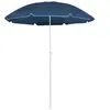 vidaXL Parasol de jardin avec mât en acier bleu 180 cm