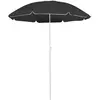 vidaXL - Parasol - met - stalen - paal - 180 - cm - antracietkleurig