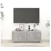 vidaXL Meuble TV Gris béton 100x35x40 cm Aggloméré