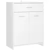 vidaXL Armoire de salle de bain Blanc 60x33x80 cm Aggloméré