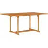vidaXL Ensemble de salle à manger de jardin 7 pcs Bois de teck massif