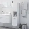 vidaXL Armoire de salle de bain Blanc 30x30x130 cm Aggloméré