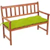 vidaXL Banc de jardin avec coussin 120 cm Bois d'acacia massif