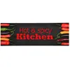 vidaXL Tapis de cuisine lavable Hot & Spicy 60x300 cm