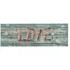 vidaXL Tapis de cuisine lavable Love 60x300 cm