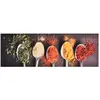 vidaXL Tapis de cuisine lavable Cuillères 60x180 cm