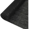 vidaXL Filet brise-vue Noir 2x25 m PEHD 195 g/m²