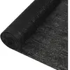 vidaXL Filet brise-vue Noir 1,2x10 m PEHD 195 g/m²