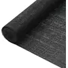 vidaXL Filet brise-vue Noir 3,6x50 m PEHD 75 g/m²