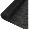 vidaXL Filet brise-vue Noir 1x25 m PEHD 150 g/m²