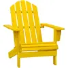 vidaXL Chaise de jardin Adirondack bois de sapin massif jaune