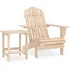 vidaXL Chaise de jardin Adirondack avec table Bois de sapin massif