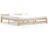 vidaXL Cadre de lit Bois de pin massif 200x200 cm