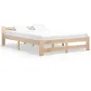 vidaXL Cadre de lit Bois de pin massif 120x200 cm