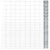 vidaXL Clôture de jardin Acier galvanisé 50x1,6 m Argenté