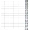 vidaXL Clôture de jardin Acier galvanisé 50x0,8 m Argenté