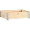 vidaXL Jardinière surélevée 60x80 cm Bois de pin solide