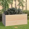 vidaXL Jardinières surélevées 3 pcs 80x120 cm Bois de pin solide