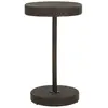vidaXL Table de jardin Marron 60,5x106 cm Résine tressée