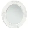 vidaXL Miroir mural style baroque 50 cm Blanc