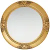 vidaXL Miroir mural style baroque 50 cm Doré