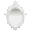 vidaXL Miroir mural style château 56x76 cm Blanc