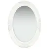 vidaXL Miroir mural style baroque 50x70 cm Blanc