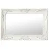vidaXL Miroir mural style baroque 60x40 cm Blanc