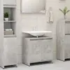 vidaXL Armoire de salle de bain Gris béton 60x33x61 cm Aggloméré