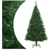 vidaXL Arbre de Noël artificiel avec branches épaisses vert 210 cm PVC