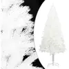 vidaXL Arbre de Noël artificiel aiguilles réalistes blanc 240 cm