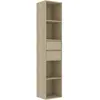 vidaXL Bibliothèque Chêne sonoma 36x30x171 cm Aggloméré