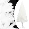 vidaXL Arbre de Noël artificiel aiguilles réalistes blanc 210 cm