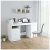 vidaXL Bureau Blanc 140x50x76 cm Aggloméré